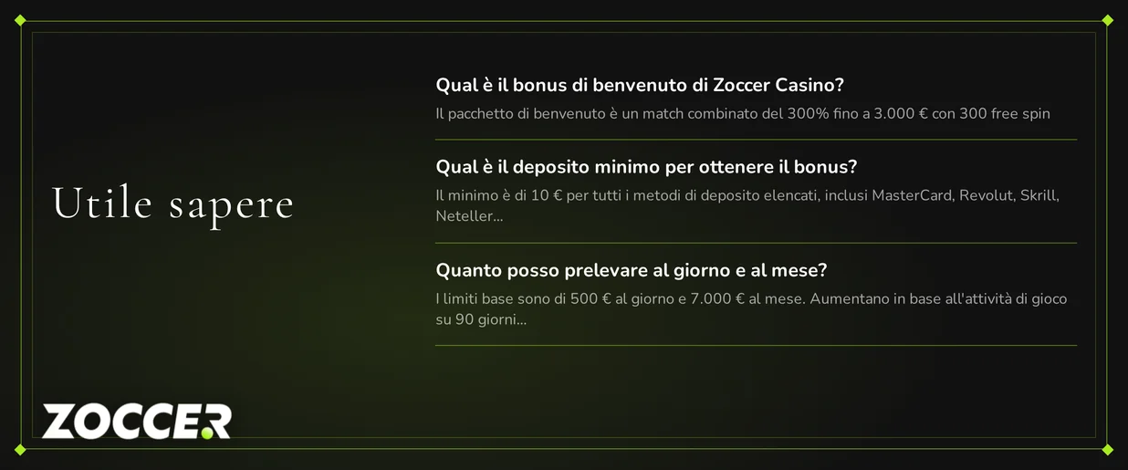 Trova FAQ utili